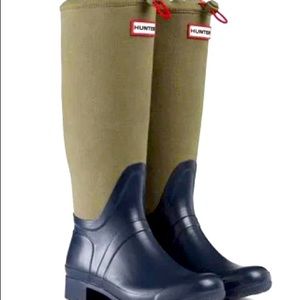 HUNTER Natural Original Packable Canvas Tour Rain Boots